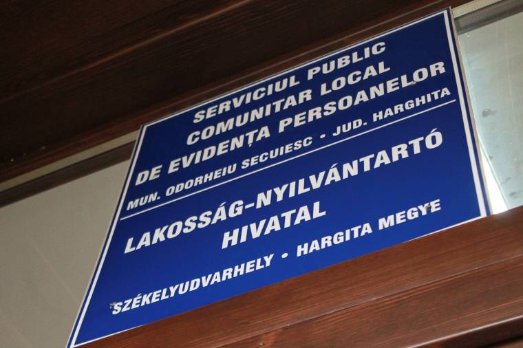 Panaszok az udvarhelyi lakosság-nyilvántartó irodára